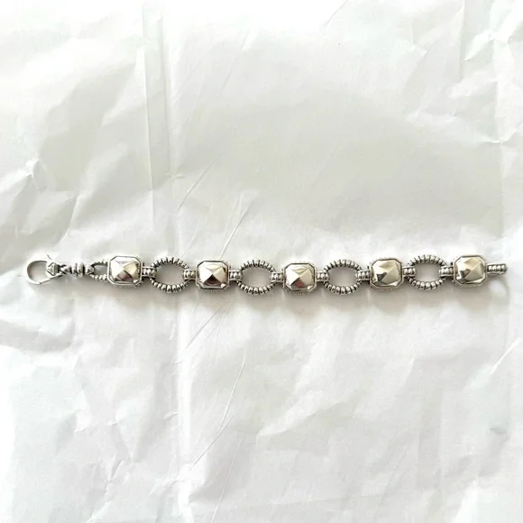 LAGOS Sterling Silver Rocks Station Link Bracelet - Picture 3 of 11